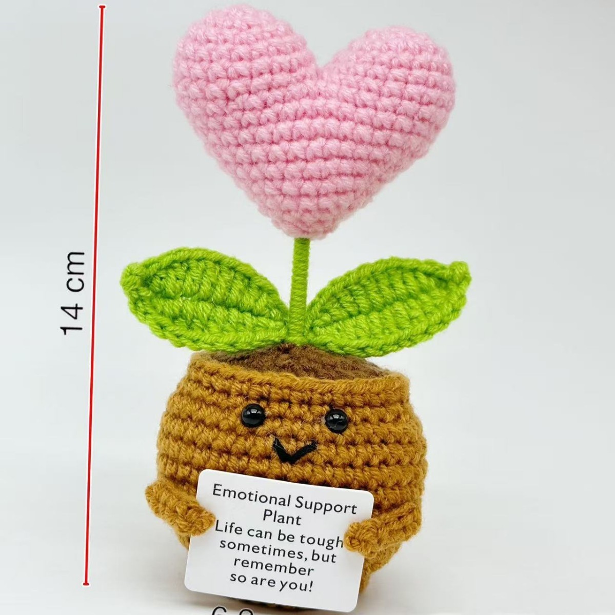 Pink love potted plant