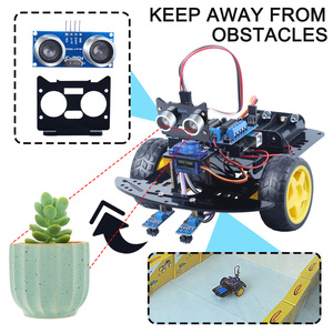 Hot Sale V2.0 4WD Robot Car Stiel Roboter Kit für R3 Robot Learning Kit Educational Stem Toys