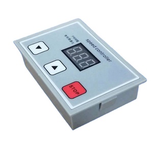 Pantalla digital DC motor PWM interruptor de velocidad variable continuo gobernador de velocidad alta eficiencia 12-24V 5A - Product Image 1