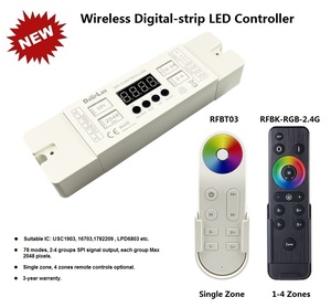 LED digitale striscia UCS1903 WS2811 TM1804 SM16703 LPD6803 telecomando Pixel RGB IC magico sogno colore DMX SPI LED Controller - Product Image 2