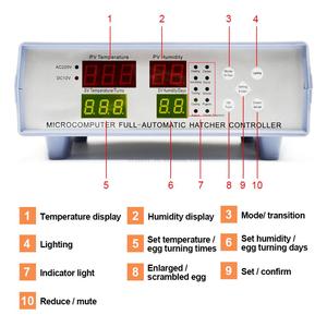 Controlador de doble potencia para incubadora de huevos, controlador de temperatura XM18K2 totalmente automático con Sensor para incubadora industrial, 2 unidades - Product Image 3