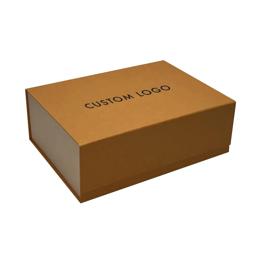 Luxo dobrável caixa cor customizável design embalagem cartão magnético encerramento caixa presente para roupas