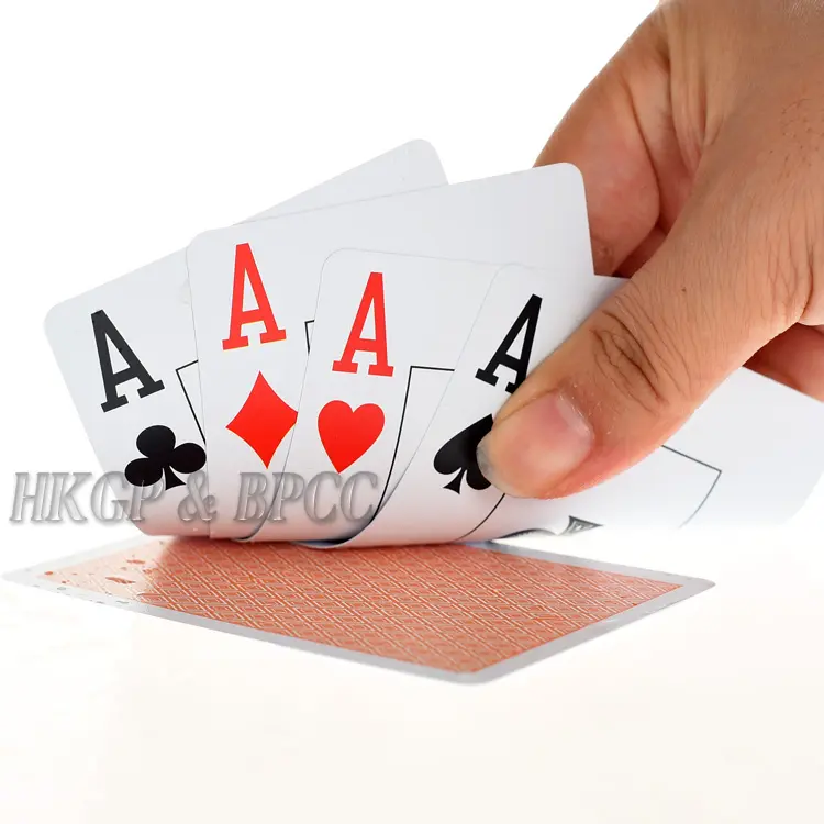 Impressão de alta Qualidade Jumbo Jogando Cartas de Poker do Casino