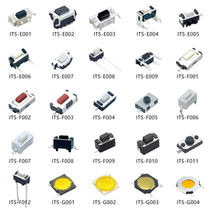 2x สวิตช์สัมผัส0.5A ขนาด4/3x4มม. มาตรฐาน12V ปกติแล้วสวิตช์ปุ่มกดเปิด - Product Image 4
