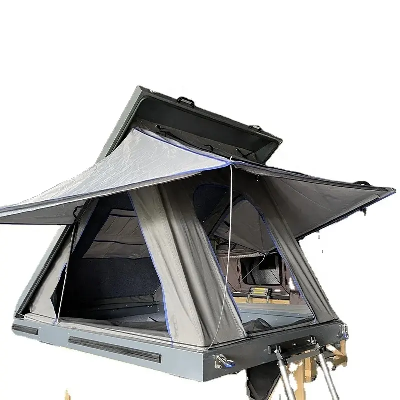 אוהל הלבשת גג חיצוני במפעל חיצוני נהיגה עצמית סיור רכב שטח רכב אוטומטי מלא אוהל קמפינג כפול רכב