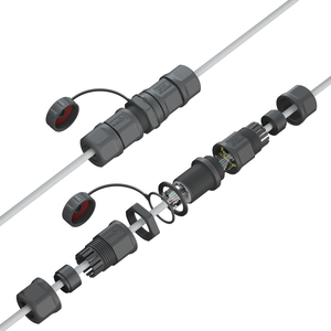 AohuaアセンブリRJ45Lタイプパネルタイプ防水IP67コネクタ (Cat 5e Cat6ルーターイーサネットソケット用) - Product Image 6