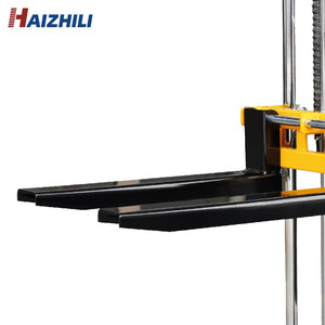 400Kg 1.7M tek çerçeve hafif yarı elektrikli istifleyici platformu ve çatal çift amaçlı istifleyici - Product Image 6