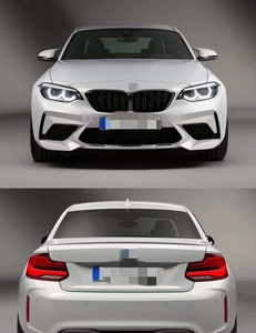 ชุดอุปกรณ์สำหรับ BMW 2ชุด F22 F23อัพเกรดเป็นชุดตัวถัง CS ชุดดัดแปลง F20ชุดแปลง M2c F87ชุดประกอบกันชนหน้า - Product Image 4