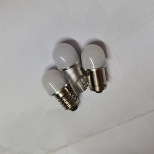 LED minyatür ampuller E10 vida tabanı 1W 6.3V 3SMD LED yedek ampuller sütlü kapak ile tilt makinesi ampul gösterge lambası - Product Image 2