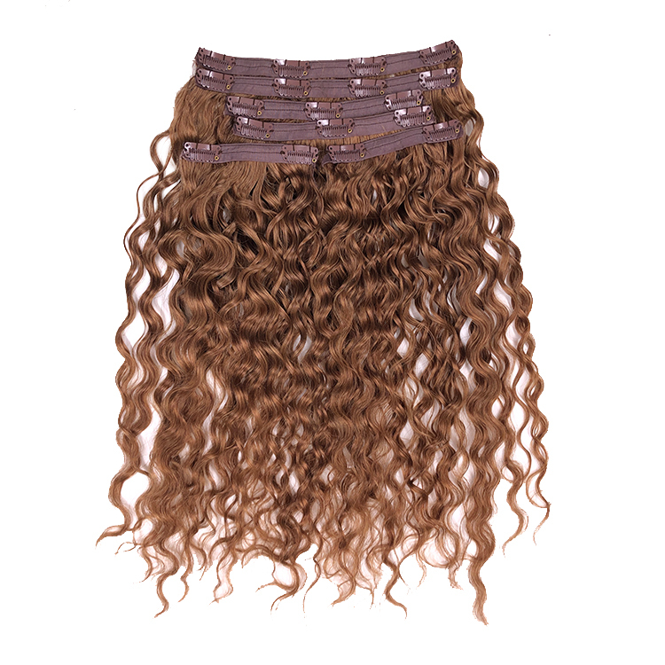 #27 prolunga per capelli con clip per onde d'acqua