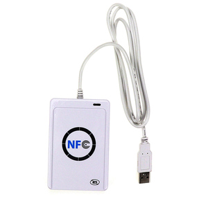 Lector Rfid de tarjetas inteligentes ISO14443A NFC 13,56 MHz, lector Rfid USB NFC, Lector/escritor CR 122U de escritorio con SDK gratuito - Product Image 5