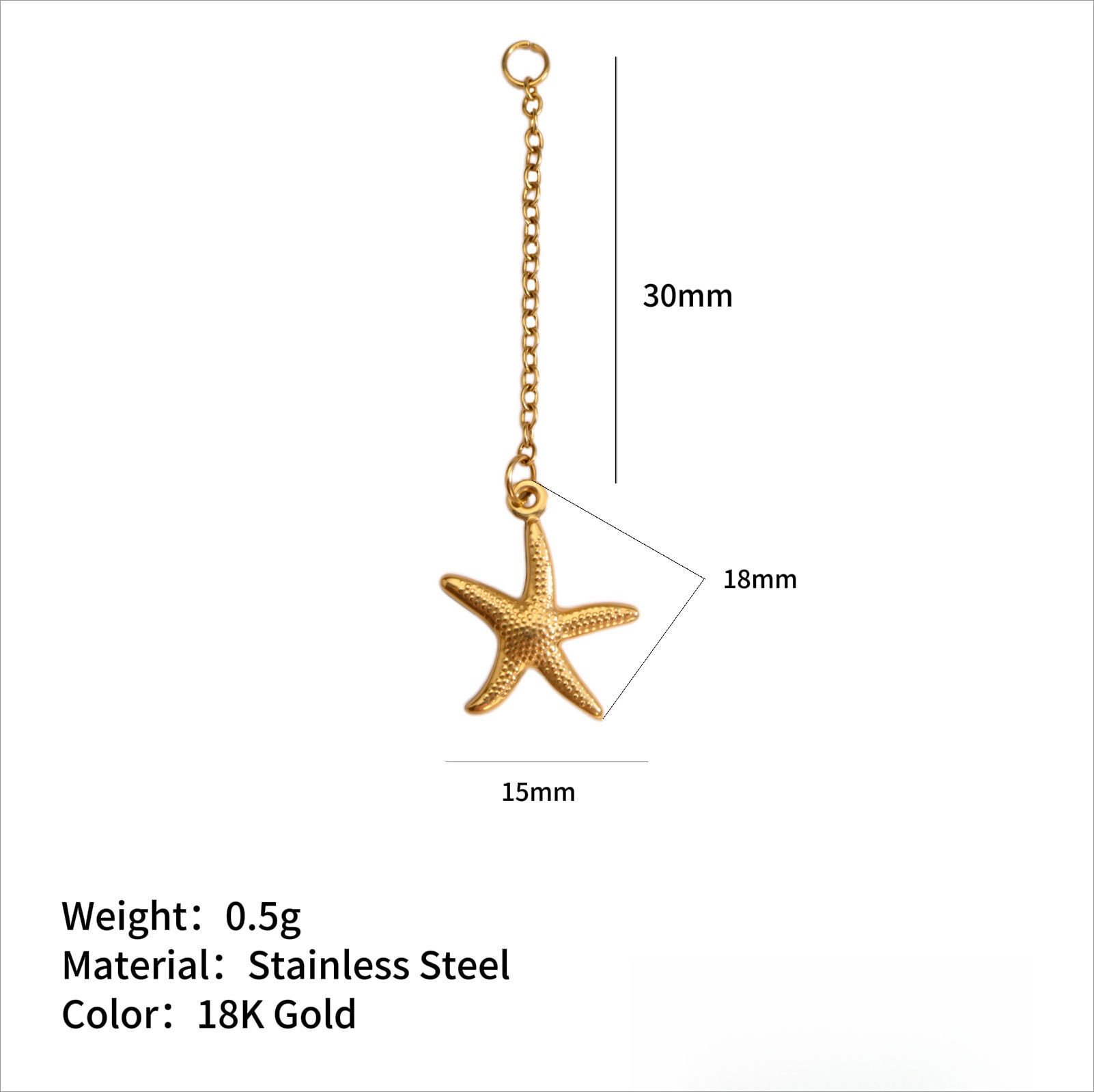 ปลาดาว 15 มม. 18 มม.