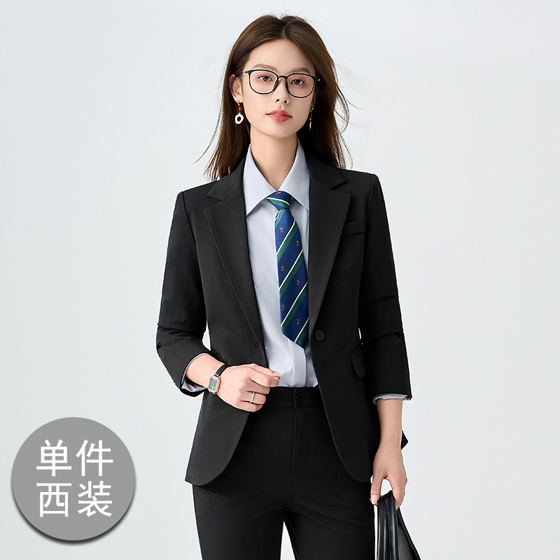 black suit