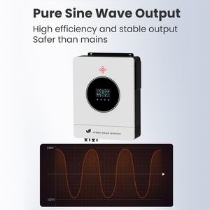 In Stock <strong>8000</strong> Watt <strong>Inverter</strong> 10.2 kw Pure Sine On/Off Grid with Dual MPPT 500VDC 160A Hybrid 8000w Solar <strong>Inverter</strong> - Product Image 3