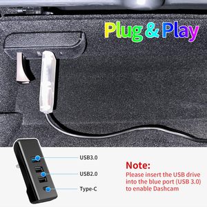 Neon Lighting Dashboard LED Strip USB Interior Ambient <strong>Light</strong> for Tesla Model 3 Y 2025 2024 2023 2022 2021 With App Control - Product Image 6