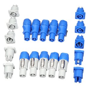 10 adet/grup 3 PIN AC Powercon konektörü erkek fiş NAC3FCA NAC3FCB AC priz 20A/250V sahne ışığı için LED ekran - Product Image 1