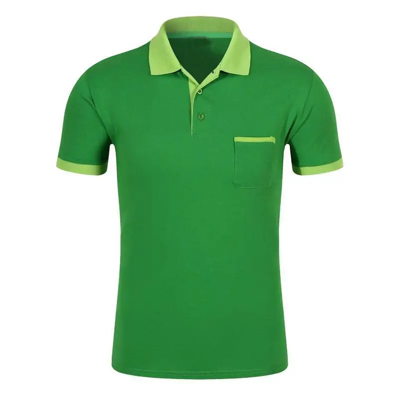 Personalizado Bordado Impressão Homem 100% Algodão Camisa Polo Uniforme de Negócios de Golfe Cor Sólida Polo T-shirt Camisas Polo dos homens