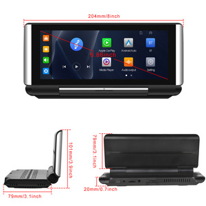 Monitor Touch Screen CarPlay da 6.86 pollici con funzione Android Auto e Cast-risoluzione 1280x480, facile installazione - Product Image 4