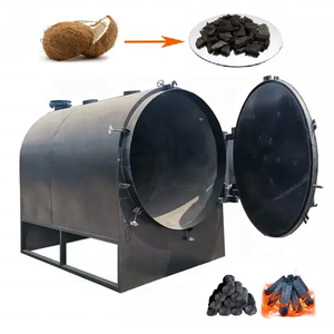 Economical Small <strong>Carbonization</strong> Furnace Smokeless <strong>Carbonization</strong> Stove Air Flow Horizontal <strong>Palm</strong> <strong>Kernel</strong> <strong>Shell</strong> Charcoal Machinery
