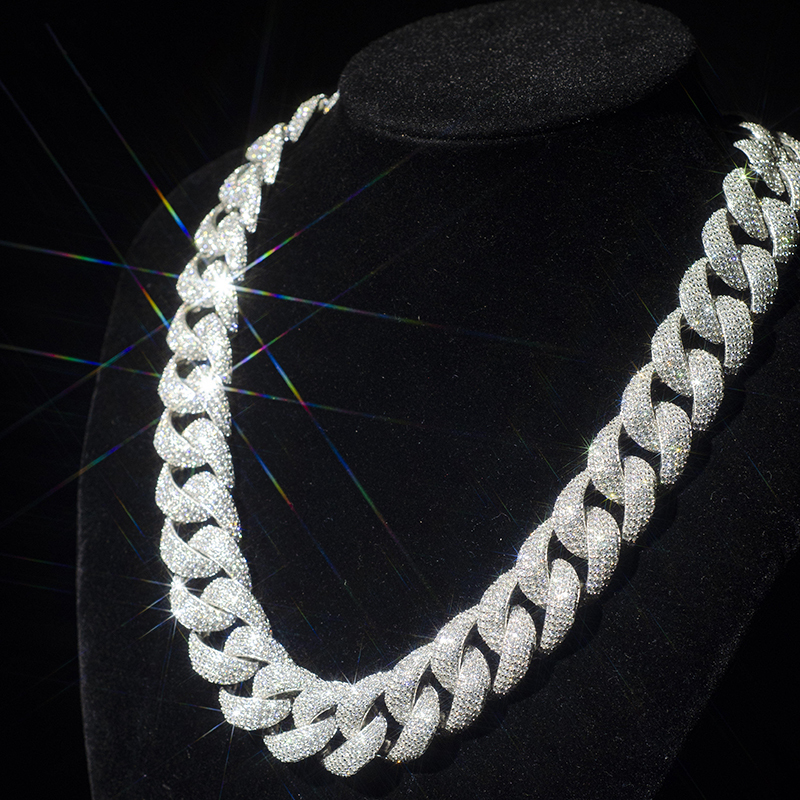 10mm 2 Rows Rhodium