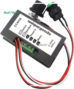 6V 12V 24V Display digitale LED DC Motor Speed Controller PWM interruttore di controllo della velocità continuo Driver HHO-nero CCM5D - Product Image 3