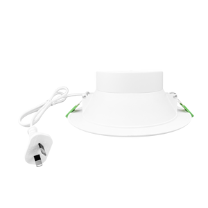 <strong>LED</strong> Downlight <strong>15w</strong> <strong>Saa</strong> 6 Inches Cut-out 150mm Aluminum Coated Plastic Flat Face IP44 Tri-colour Switchable Dimmable <strong>LED</strong> Downlight