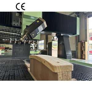 Ce认证的4轴旋转摆头多轴数控刳刨机 | 带真空工作台进料的高级3D木工机床 - Product Image 5