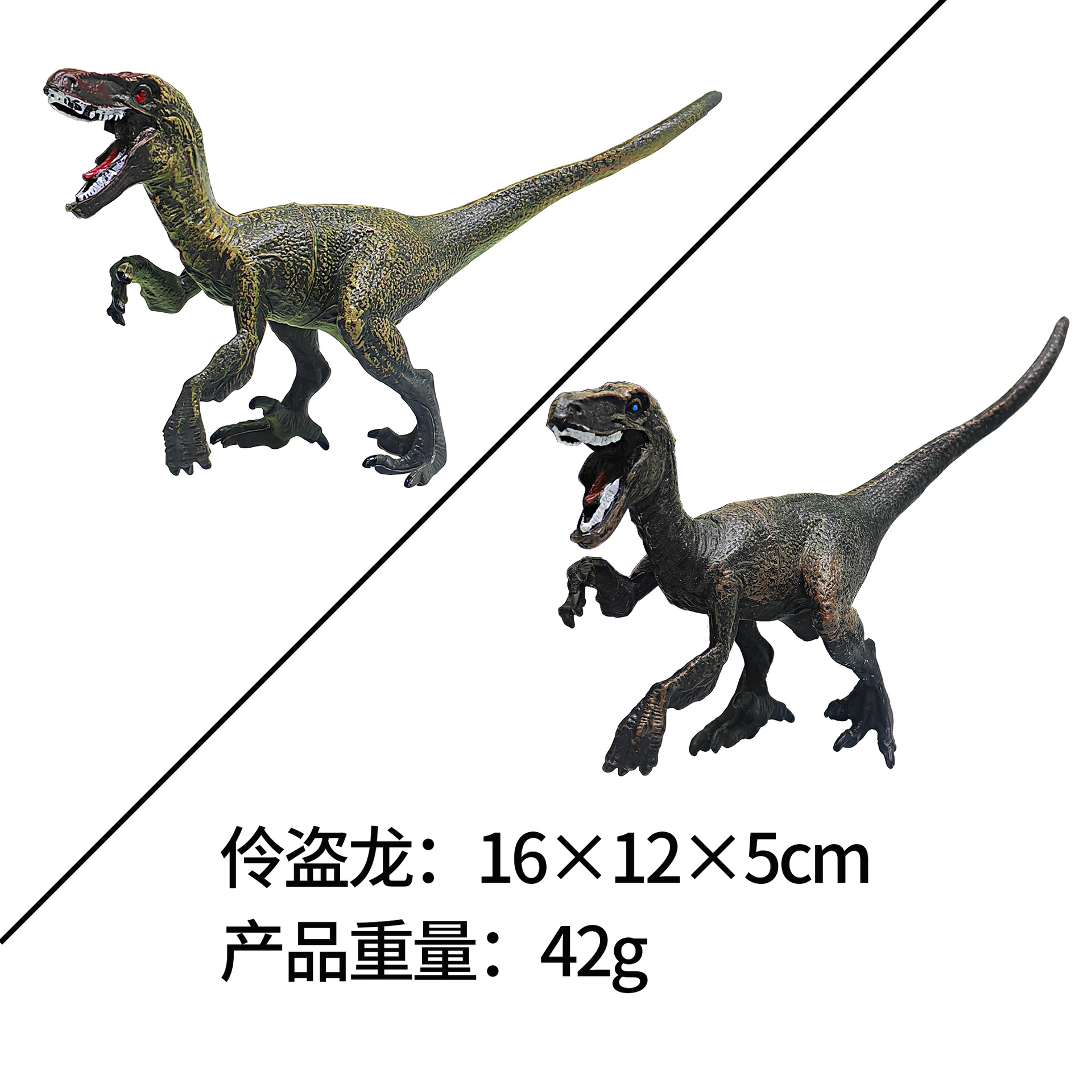 7-inch Hollow Velociraptor