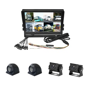 Monitor grabador DVR de 10,1 pulgadas, 4 y 8 canales con cámara Wifi de respaldo inverso para camión, autobús, Coche - Product Image 1