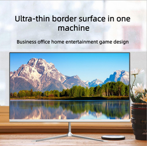 Ultra-fino computador desktop tudo-em-um casa jogos escritório montagem completa atacado tudo-em-um computador máquina
