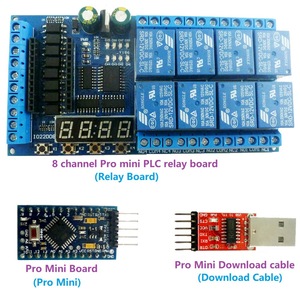 DC 12V 8 Channel Pro mini PLC Board Relay Shield Module for <strong>Arduino</strong> Multifunction <strong>Delay</strong> Timer Switch Board IO22D08 - Product Image 6