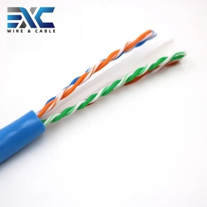 EXC iyi fiyat Cat6 1000ft ethernet kablosu bakır UTP cat6 <span class=keywords><strong>lan</strong></span> kablosu 305M iletişim kabloları