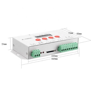 Controlador programable de ordenador WS2812B WS2815 SK6812 SK9822, luces Led a todo color, 2048 píxeles, con tarjeta SD, 5-24v - Product Image 4
