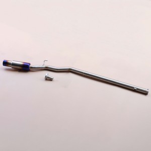 <span class=keywords><strong>JDM</strong></span> tampon ile Mitsubishi <span class=keywords><strong>EVO</strong></span> 7 <span class=keywords><strong>8</strong></span> 9 için titanyum susturucu egzoz