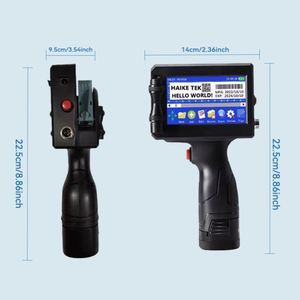 Stampante a getto d'inchiostro portatile piccola stampante Mini stampante a getto d'inchiostro a mano non crittografata data di produzione codice QR stampante intelligente - Product Image 5