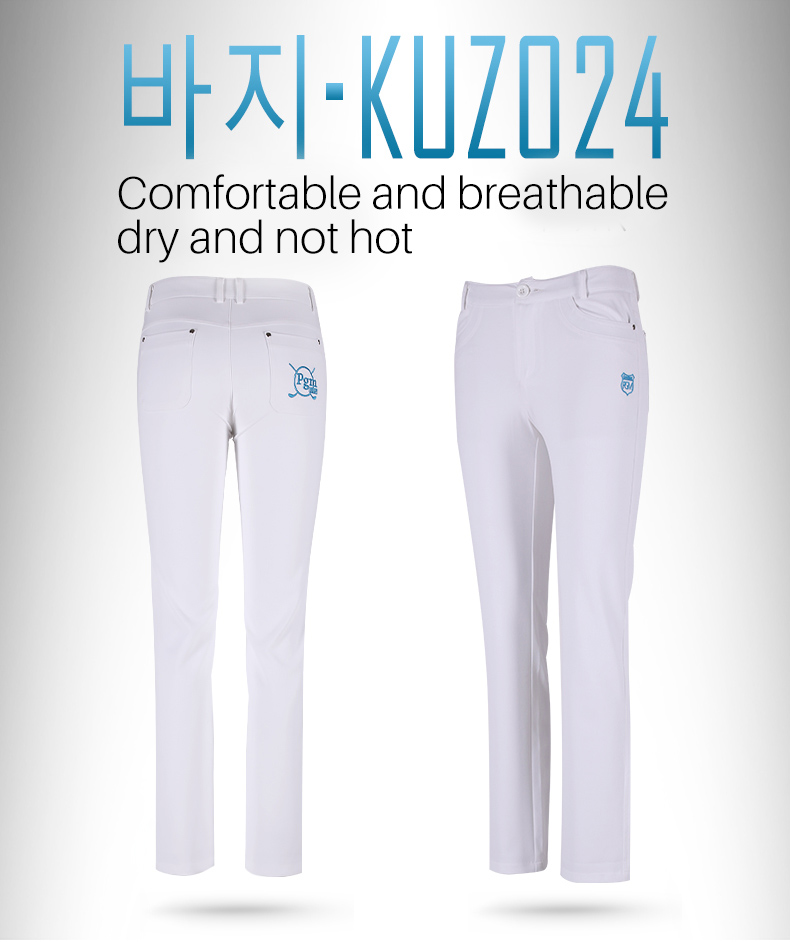 PGM KUZ024 performance women's polyester golf pants oem golf trousers