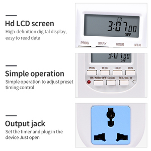 AL-06 all'ingrosso Timer digitale Smart Timer presa Timer elettronico interruttore di controllo del tempo EU spina - Product Image 4