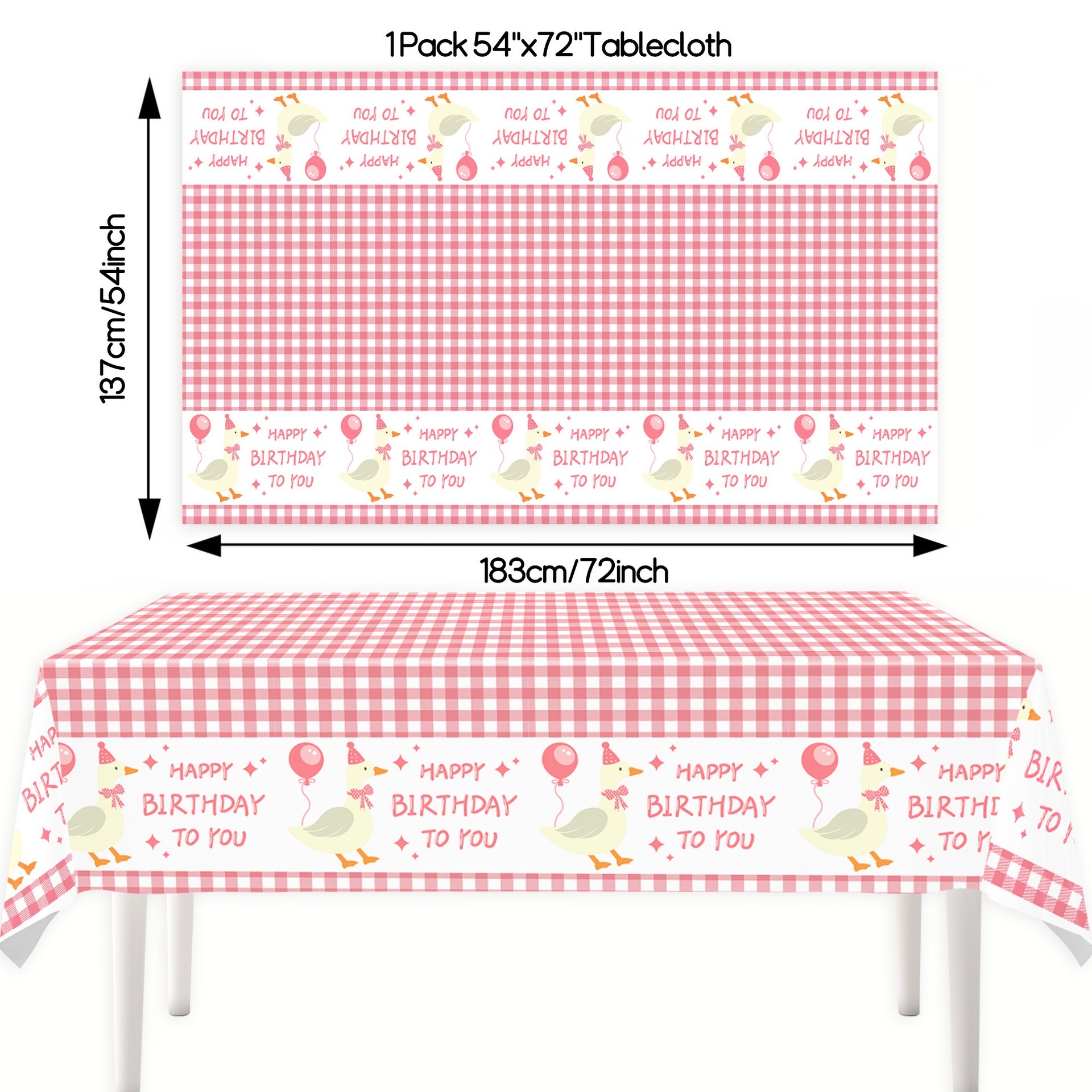 nappe en plastique 137*183cm