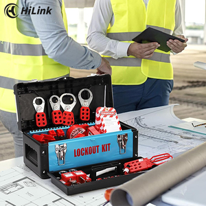 Combination Groups LOTO <strong>OSHA</strong> Toolbox Portable Safety Lockout Tagout <strong>Kits</strong> With Removable Organizer Tray