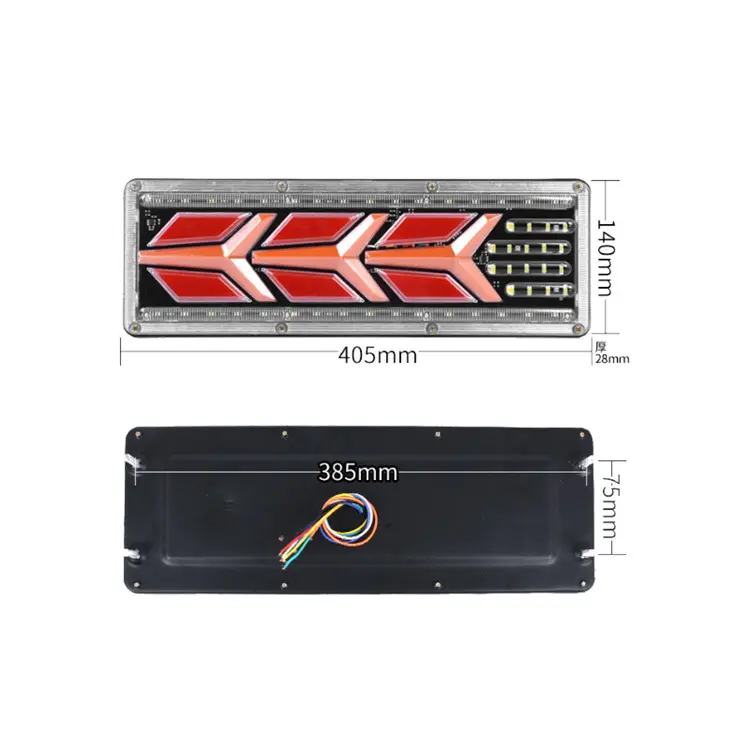 Nieuwe Ontwerp Externe Lichten 12/24V Led Auto Truck Side Marker Indicator Led Waarschuwing Trailer Licht Achter side Lamp