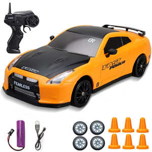 Innsfash 2.4G <strong>1</strong>:24 Drift <strong>Rc</strong> Car 4WD Toy Remote Control Electric Popular <strong>F1</strong> Racing Car Plastic with Acceleration Power - Product Image 6