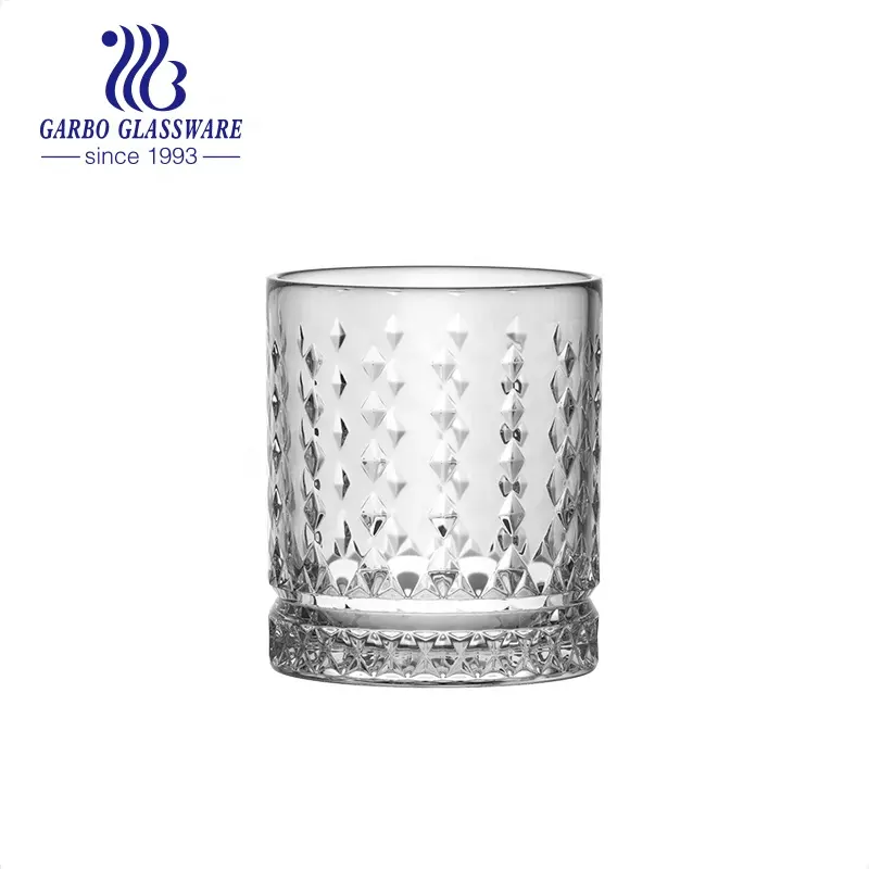 Vaso de cristal transparente con grabado de Whiskey, vaso de cristal a la moda para boda, Bar, Hotel, Moderno