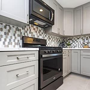 Medas nhôm hợp kim cửa nhà bếp xử lý tủ xử lý ngăn kéo knobs tủ quần áo nhà máy bán buôn chải phần cứng hiện đại - Product Image 6