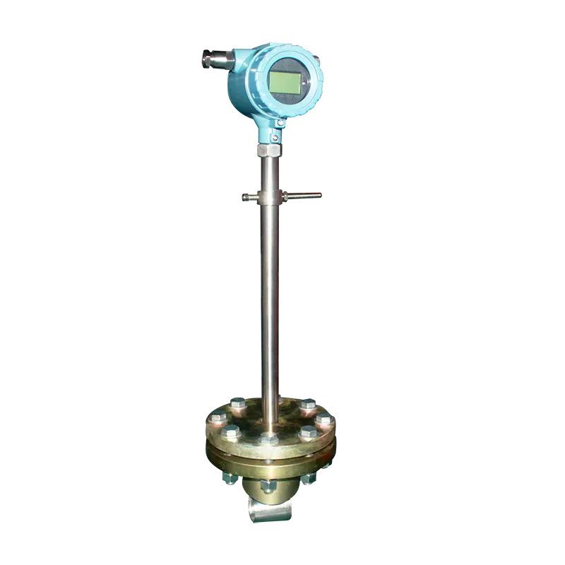 Insertion digital vortex flow meter DN300 air steam flow meter ATEX thermal oil flow meter