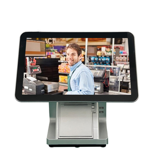 OEM All in One 15.6&quot; Touch Screen POS <strong>Systems</strong> With <strong>Software</strong> Terminal Machine Traditional Cash Register - Product Image 2