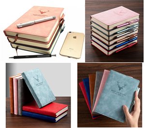 Colore marrone preghiera diario e planner portafoglio in pelle cristiana per gli uomini cerniera diario personalizzato stampa design il proprio notebook - Product Image 5