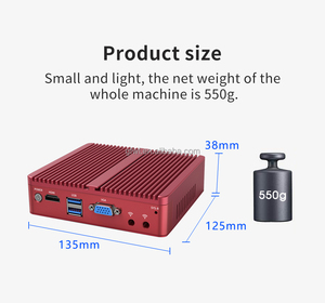Guanfeng J4125 Quad Core In-tel 2.5G I225 Ethernet controller AES-NI PfSense Desktop Mini PC per Computer - Product Image 6