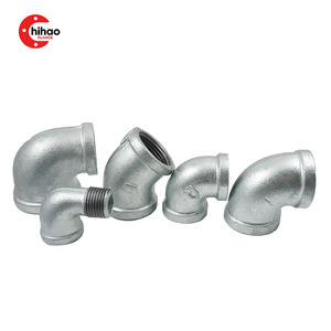Phụ kiện đường ống dẫn nước bằng sắt mạ kẽm dễ uốn-1/4 "-6" NPT, chống ăn mòn cho đường ống chữa cháy - Product Image 2