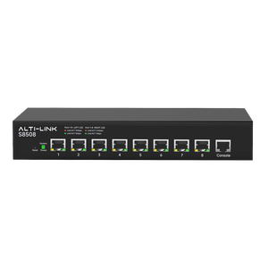 Conmutador de red multigigabit de 8 puertos, 10G, Capa 3, funciones gestionadas L3, conmutador de gestión fiable apilable - Product Image 1