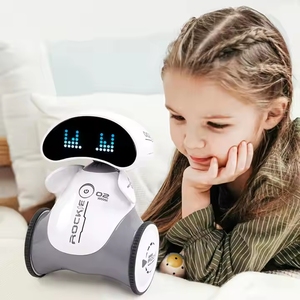 子供プログラミングインタラクティブRCロボットおもちゃミニ電動リモコン音楽ダンスコンパニオンスマートロボットおもちゃライト付き - Product Image 2